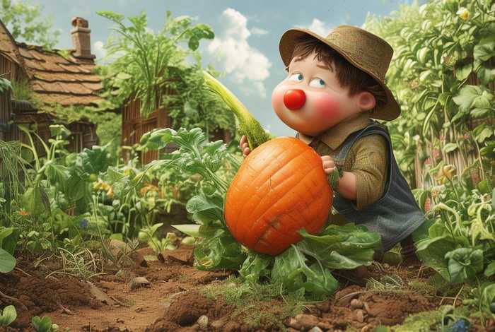 儿童故事拔萝卜英文版,拔萝卜童话故事英文版 儿童故事拔萝卜英文版,拔萝卜童话故事英文版