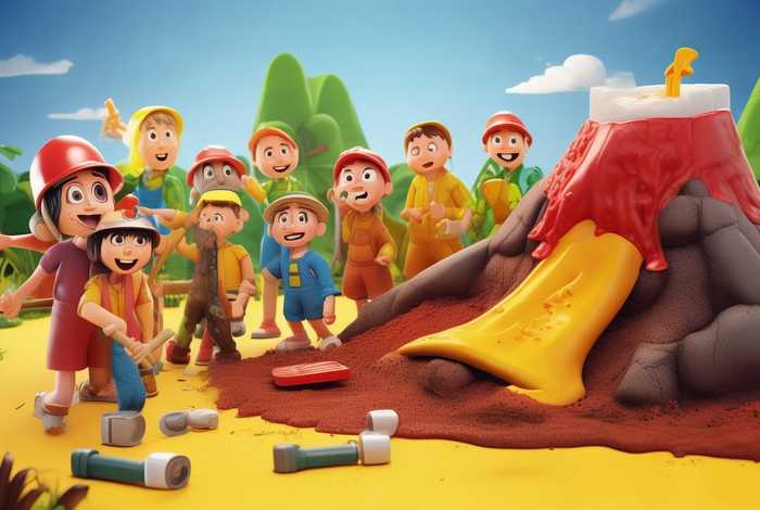 儿童版火山爆发的故事 - 火山爆发故事幼儿园 儿童版火山爆发的故事 - 火山爆发故事幼儿园