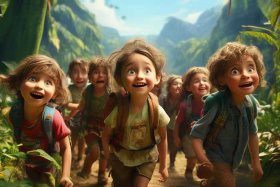 儿童丛林探险说说；儿童丛林探险说说句子