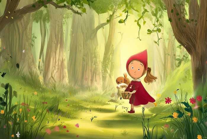 儿童故事小红帽文字版 - 幼儿故事小红帽的故事文字
