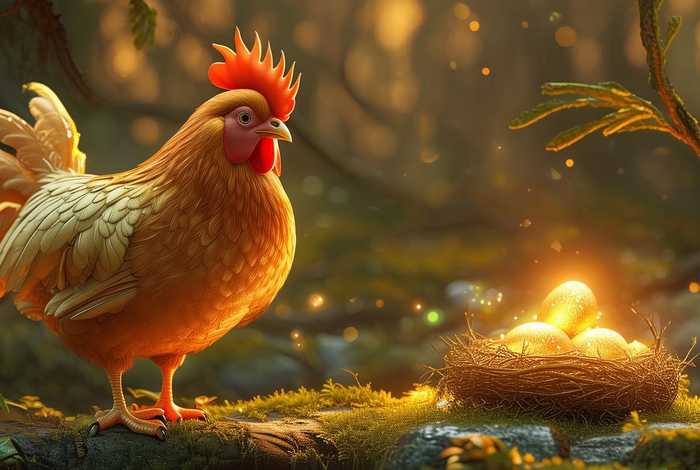 儿童故事下金蛋的鸡 - 下金蛋的鸡故事启发