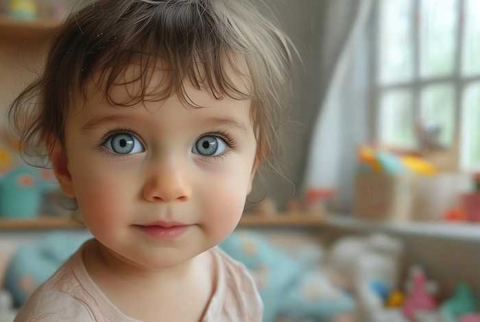 儿童白瞳症的图片，儿童白瞳症的早期症状