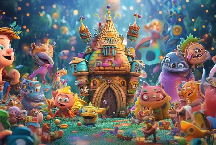 儿童故事的卡通图片、少儿卡通故事图片大全