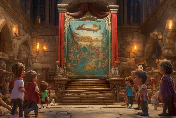 儿童故事城堡里的故事；城堡里面的故事