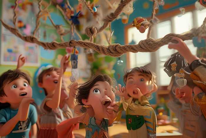 儿童故事绳子那头是什么 绳子那头是什么幼儿园语言教案