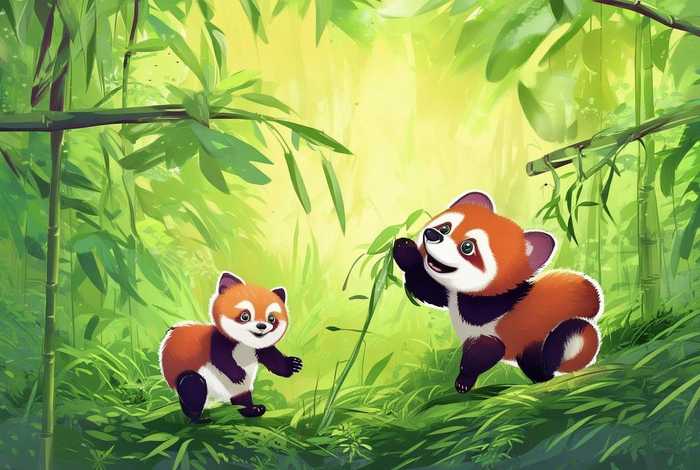 儿童熊猫视频素材 小熊猫视频素材 儿童熊猫视频素材 小熊猫视频素材