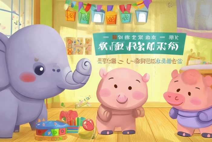 儿童双语故事书小猪小象、小猪小象英语绘本故事