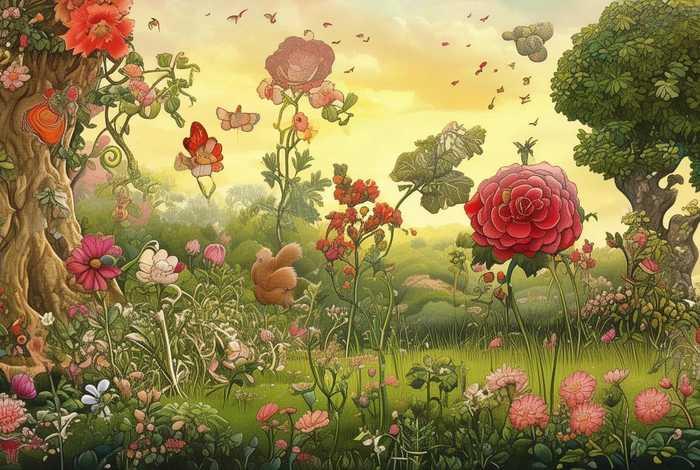 儿童故事花草树木 花草树木的故事