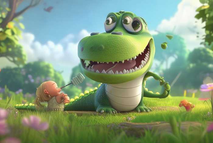 儿童故事鳄鱼拔牙；幼儿故事鳄鱼拔牙