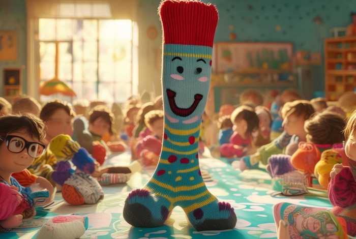 儿童故事袜子，一只袜子故事幼儿园