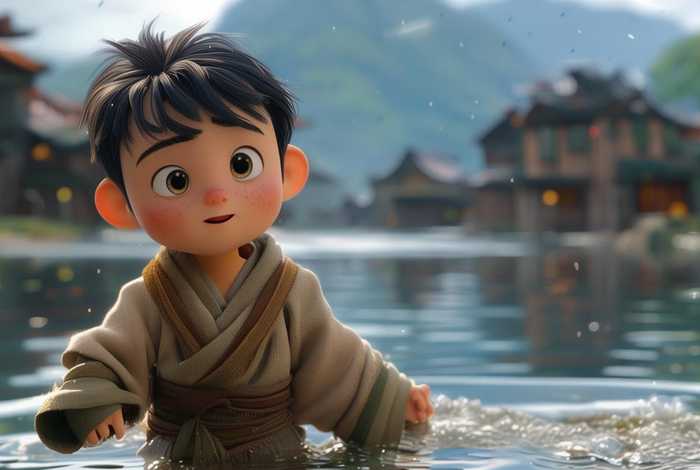 儿童故事海力布 海力布的故事动画片 儿童故事海力布 海力布的故事动画片