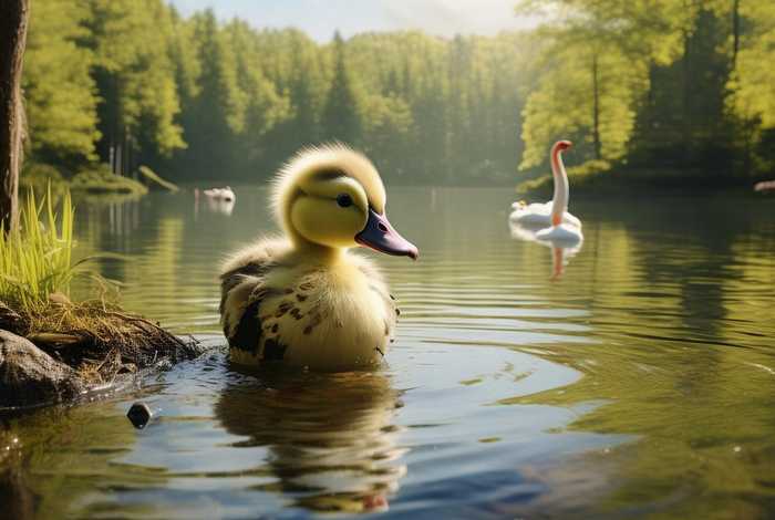 丑小鸭童话故事表演，丑小鸭故事表演视频