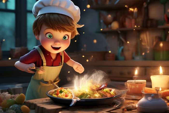 儿童故事大全睡前炒菜的故事 关于炒菜的故事