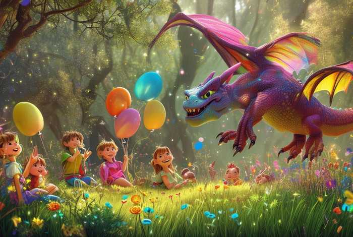 儿童故事龙 - 关于龙的幼儿故事