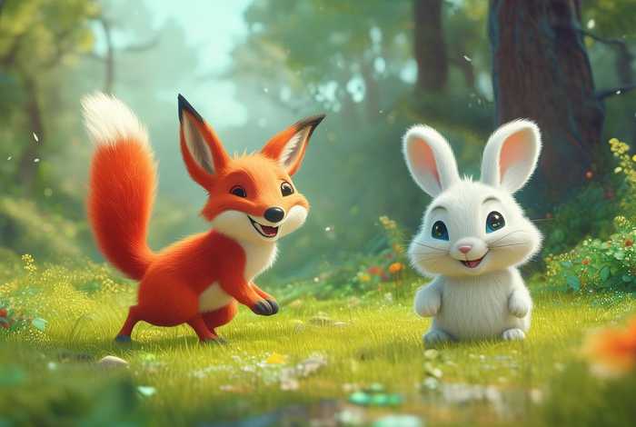 儿童故事二年级狐狸和兔子；二年级狐狸和兔子的故事