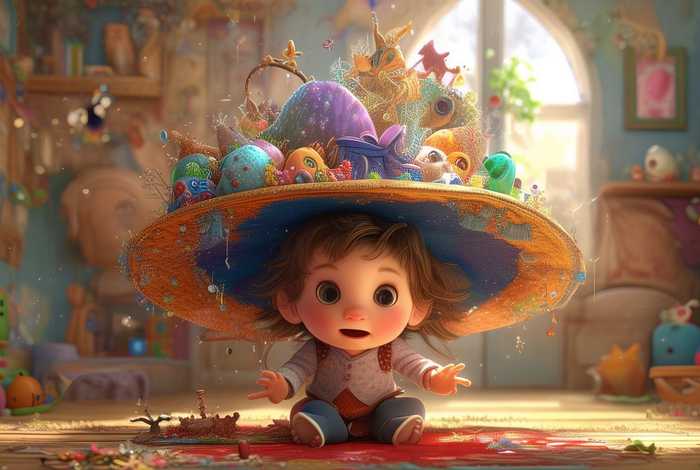 儿童故事魔术帽、魔术帽幼儿故事