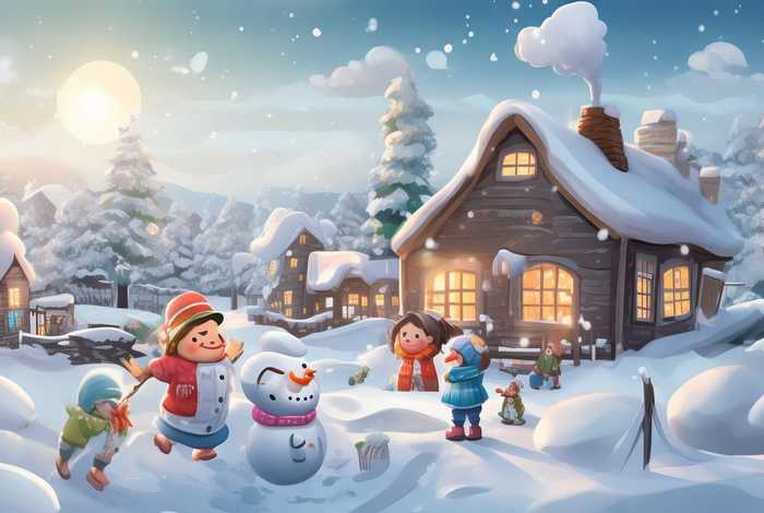 儿童故事《下雪了》（婴幼儿故事绘本《下雪了》）