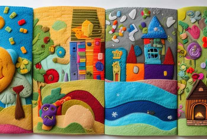 不织布绘本制作图片大全集 - 不织布绘本作品图片大全5页