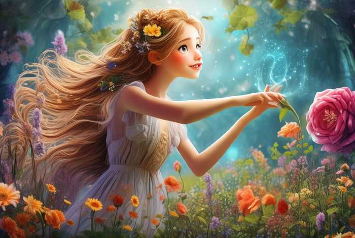 儿童故事鲜花公主 - 鲜花公主的故事