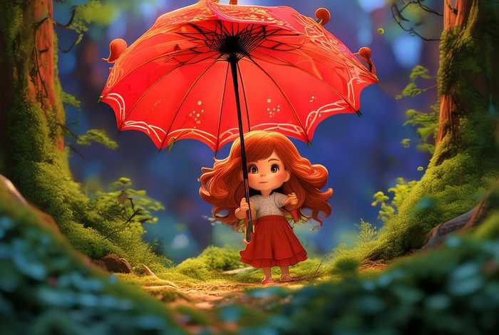 儿童故事书红雨伞全文、红雨伞绘本故事