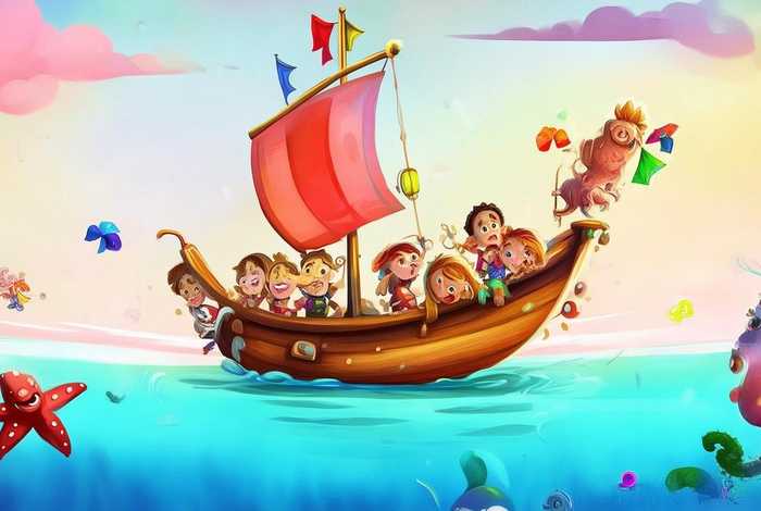 儿童故事小船历险记 小船旅行记 幼儿园故事