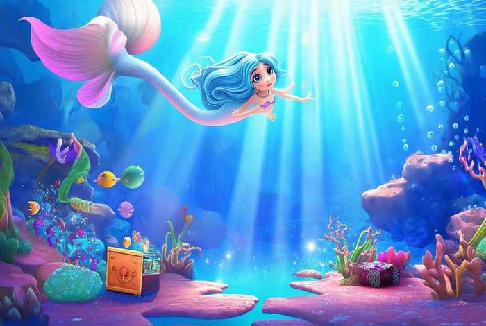 儿童故事3-6岁美人鱼、幼儿故事美人鱼视频
