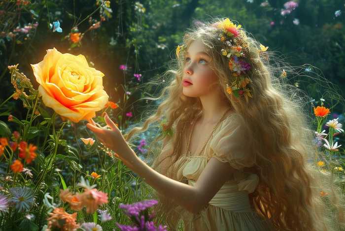 儿童故事鲜花公主 - 鲜花公主的故事