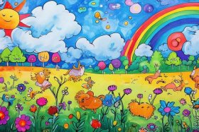 儿童创意绘画故事大全 - 幼儿创意故事绘画简笔画