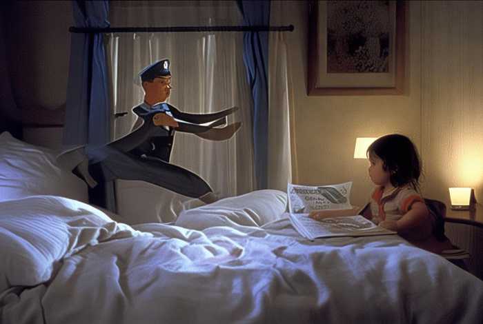 儿童睡前故事小偷和警察的故事、警察抓小偷睡前故事