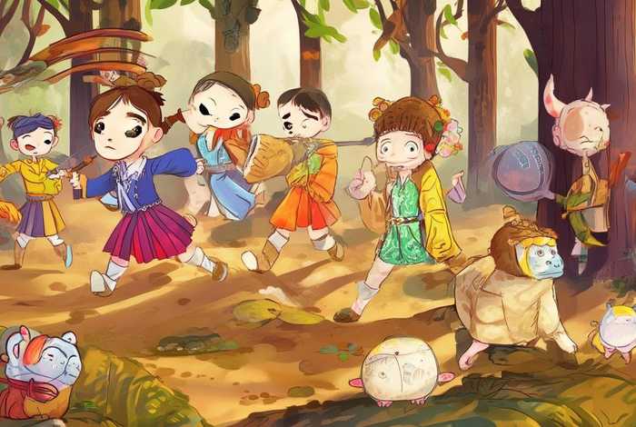 《儿童西游记》故事简短、西游记小儿故事大全