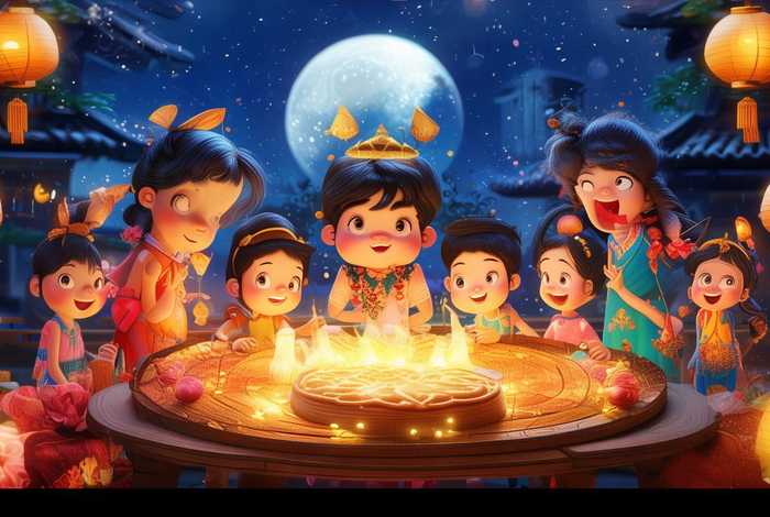 《中秋》故事儿童版；少儿中秋故事