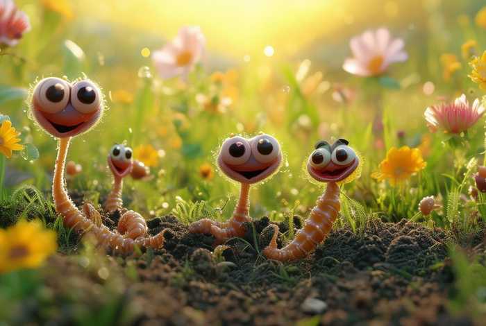 儿童故事蚯蚓的故事 - 幼儿蚯蚓的故事