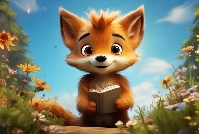 儿童故事长大的狼 - 长大的幼儿故事