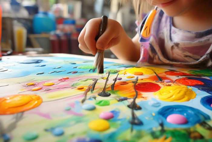 儿童画水粉画童趣，儿童画水粉画童趣怎么画