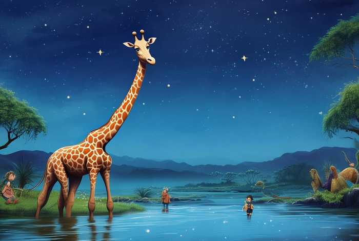 儿童睡前故事长颈鹿过河 长颈鹿睡前故事大全