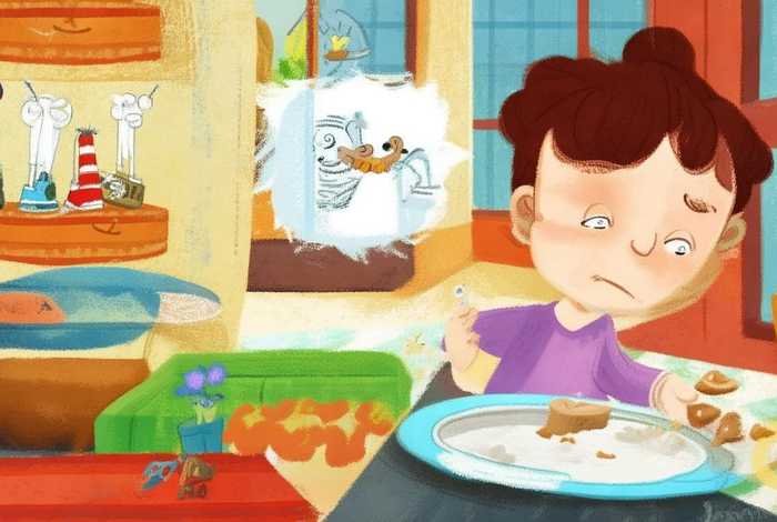 儿童故事不吃饭的严重后果；不吃饭的绘本故事