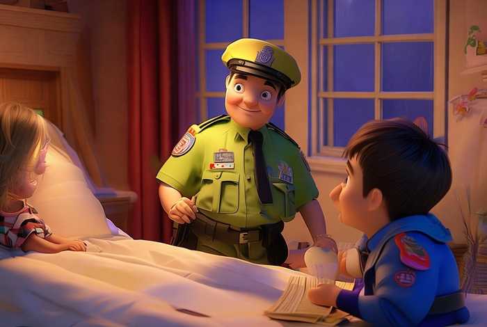 儿童睡前故事警察、幼儿睡前故事警察抓小偷