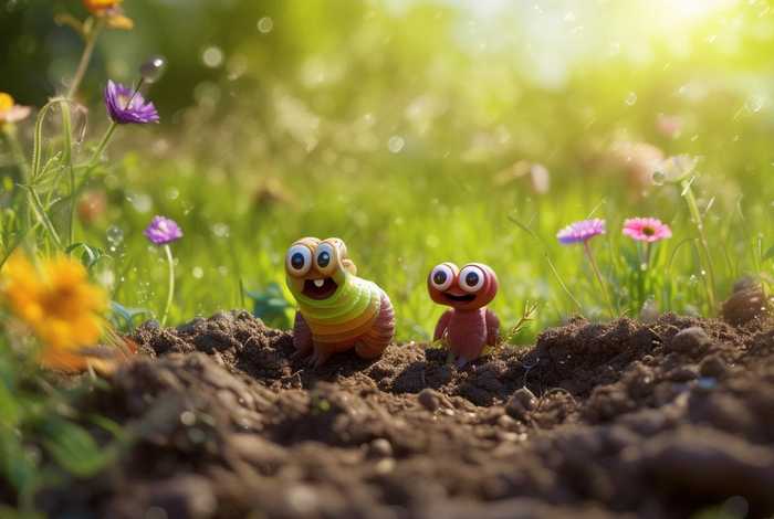 儿童故事蚯蚓的故事 - 幼儿蚯蚓的故事