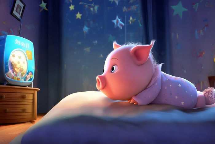 儿童睡前故事看电视的小猪 爱看电视的小猪的故事 儿童睡前故事看电视的小猪 爱看电视的小猪的故事