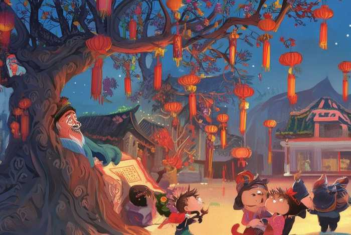 儿童讲年的传说故事，幼儿园故事年的传说