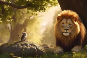 mouse tales绘本 the mouse and the lion绘本