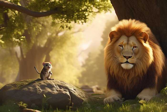 mouse tales绘本 the mouse and the lion绘本