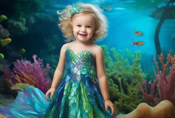 儿童美人鱼服装 儿童美人鱼服装设计