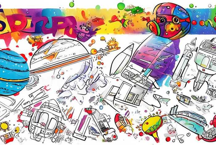 儿童航天题材涂色画打印免费版、儿童航天题材涂色画打印免费版大全