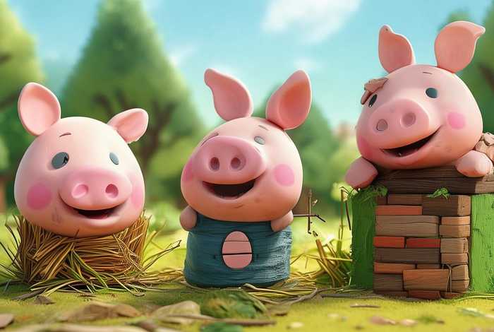儿童故事三只小猪视频（小儿故事视频三只小猪）