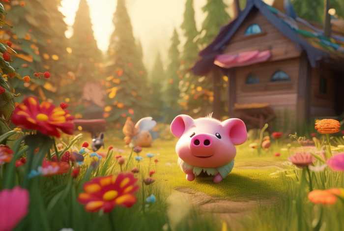 儿童故事红色小猪 红色的小故事幼儿 儿童故事红色小猪 红色的小故事幼儿