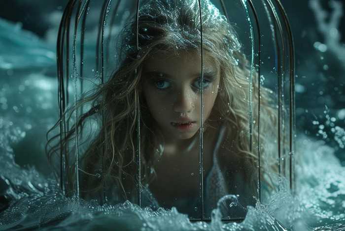 儿童美人鱼被关在笼子了；儿童美人鱼被关在笼子了怎么办