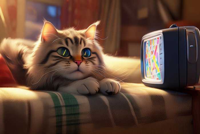 儿童故事爱看电视的小猫 - 爱看电视的小猫故事视频 儿童故事爱看电视的小猫 - 爱看电视的小猫故事视频