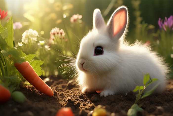 儿童睡前故事小兔子拔萝卜 - 儿童睡前经典故事小兔子种萝卜