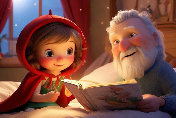 儿童故事睡前故事3-6岁小红帽，0-3岁睡前故事小红帽